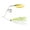 Chartreuse and White Shad, variant on VMC Redline Series Spinnerbait Colorado Willow 3/8oz White Nickel/Gold