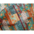 thumbnail image 5 of oneOone Silk Tabby Red Fabric Floral Craft Projects Decor Fabric Printed By The Yard 42 Inch Wide, 5 of 5