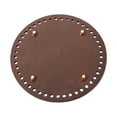 thumbnail image 3 of 4 Almohadillas Inferiores Para Bolso De Ganchillo DIY Con Agujeros, Base Inferior Para Bolso, Cuero PU, 15cm, 3 of 8