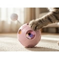 thumbnail image 5 of Football Shape Rotating Bubble Cube Pet Toy – Stress Relieving Puzzle Toy for Cats and Small Dogs，Pink, 5 of 6