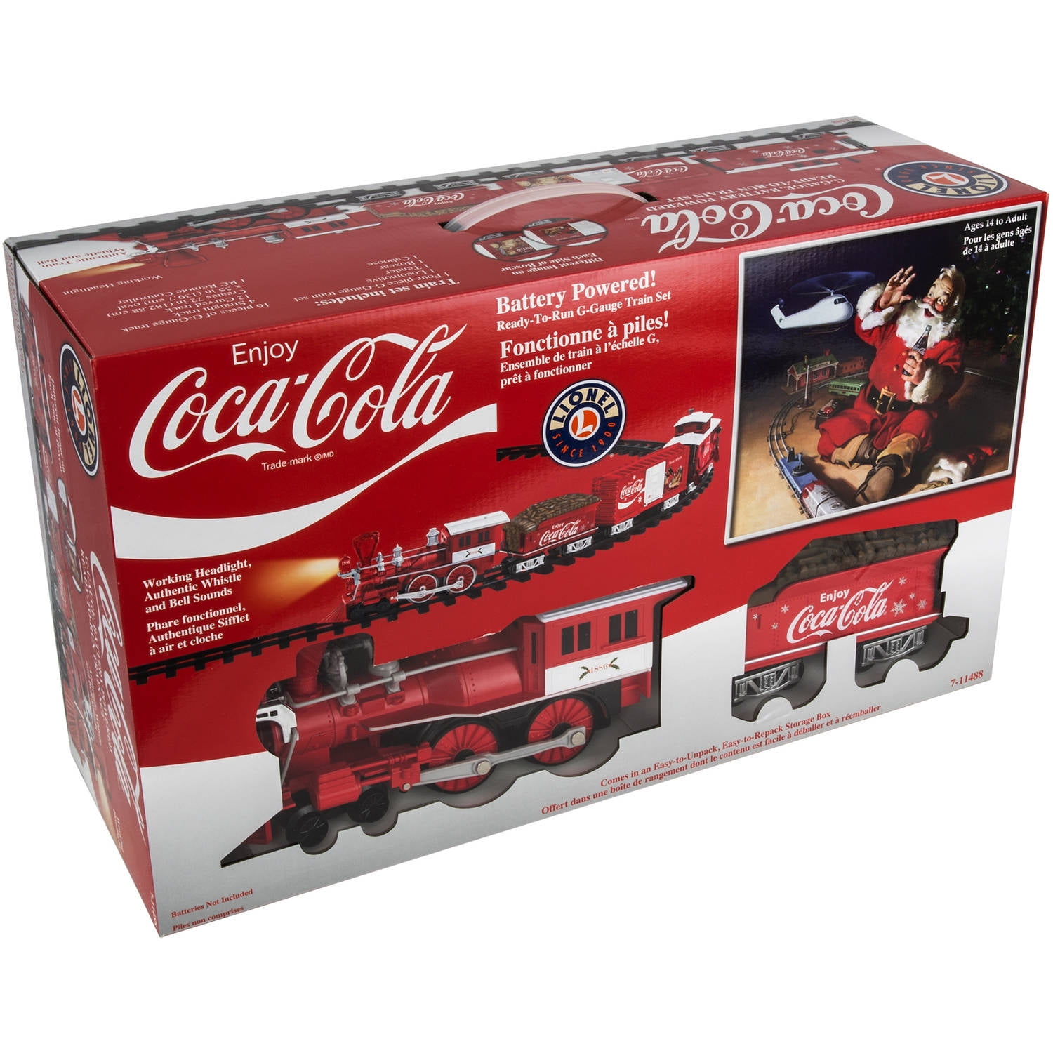 coca cola train set
