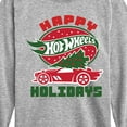 thumbnail image 3 of Hot Wheels - Happy Christmas Car Tree - Toddler & Youth Long Sleeve Graphic T-Shirt, 3 of 5