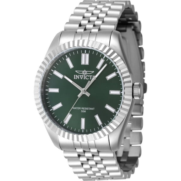 Invicta 47480 Men's Specialty Green Dial Stainless Steel Watch