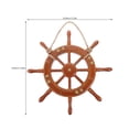 thumbnail image 2 of CIMAXIC Wooden Wall Hanging Rudder Decoration Mediterranean Style Rudder Decor for Home,13.78"X13.78"X0.98", 2 of 4