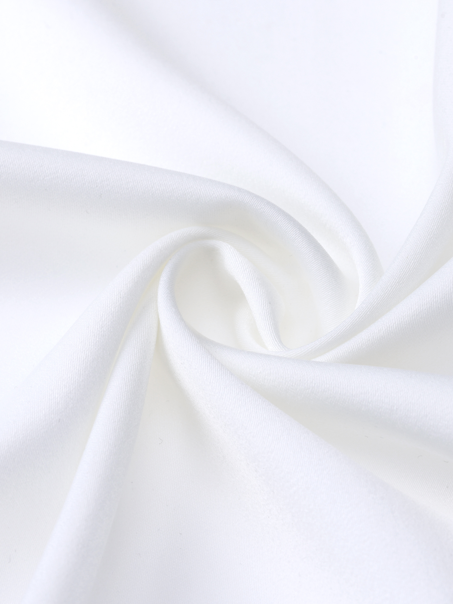 DARING DIVA Satin Bodysuit Button Up Long Sleeve Shirt L White