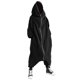 thumbnail image 1 of 4XL; Sudadera con capucha larga unisex negra Abrigo con cremallera Abrigo de manga larga Cierre con cremallera Sudadera con capucha larga con forro polar Zhivalor BST3060147, 1 of 5
