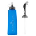 thumbnail image 1 of 500ml Collapsible TPU Sports Water Bladder Set - Food Grade Soft Flask with Elliptical Base & Extra Long Replacement Straw for Running, Hiking, Cycling - Lightweight Hydration Solution for Outdoor, 1 of 6