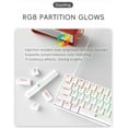 thumbnail image 5 of R8 keyboard 68 mechanical keyboard RGB luminous mechanical e-sports keyboard, 5 of 14
