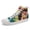 FN024-25028058-11w, variant on Pop Art High Top Sneakers for Valentine's Day - Vibrant Love-Themed Design Couple Shoes, Non-Slip Canvas Shoes, Unisex Lace-Up Sneakers, Round Toe Casual Skate Shoes, Playful Design