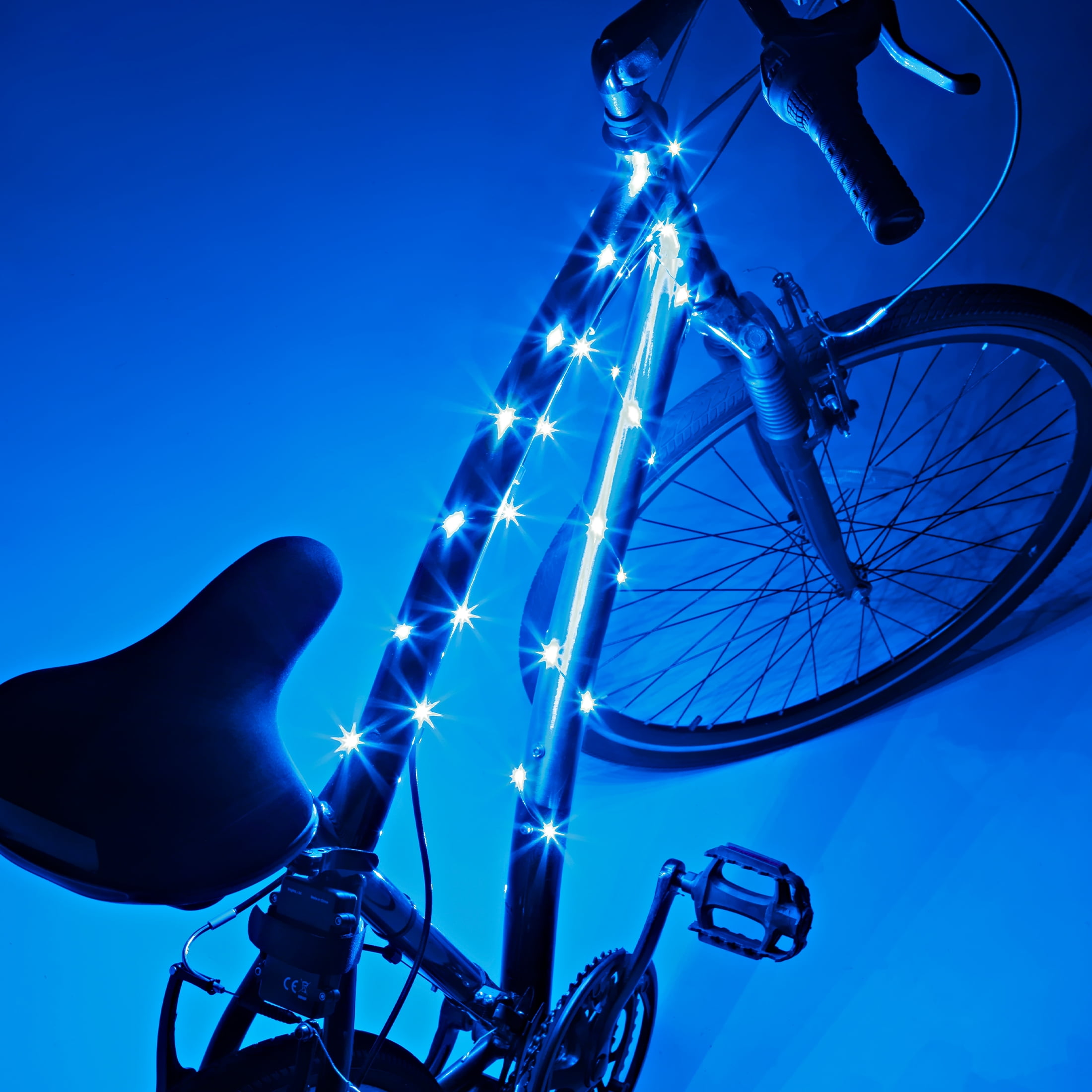 Brightz Cosmic LED Bicycle Accessory Frame Light, Water