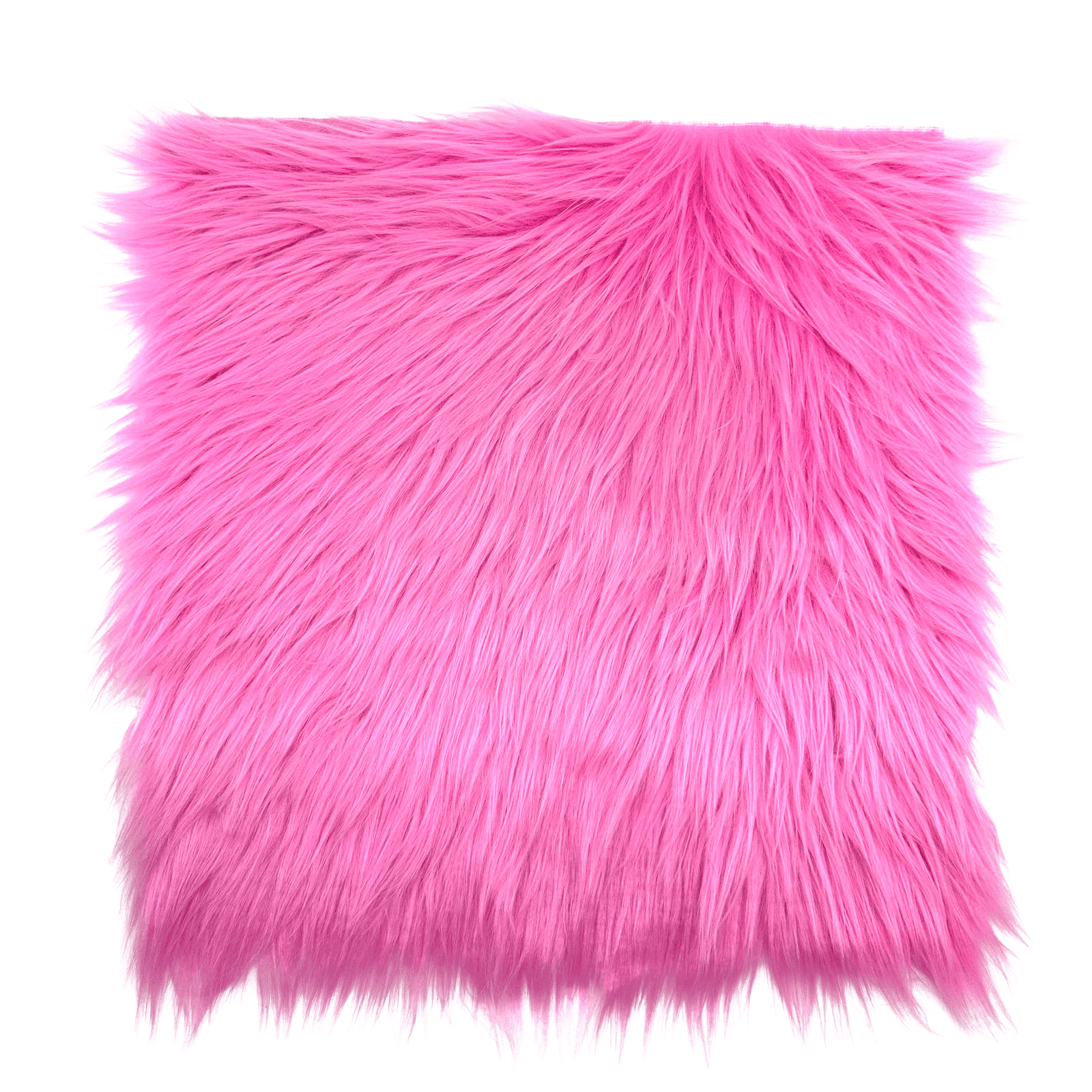 Ice Fabrics Faux Fur Fabric Squares - 10x10 Inches Pre-Cut Craft Fur Fabric  - Shaggy Mohair Fabric for Costumes, Apparel, Rugs, Pillows, Decorations  and More - Bubble Gum Fur Fabric 