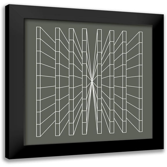 Haranio, Sandi 12x12 Black Modern Framed Museum Art Print Titled - Olive Perspective