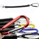 thumbnail image 1 of 1pcs Retractable Plastic Spring Elastic Rope Security Gear Tool For Airsoft Outdoor Hiking Camping Anti-lost Car KeychainOrange He Qiyong unisex, 1 of 1