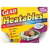 Glad 4ct Small Heatables With Lids