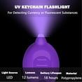 thumbnail image 4 of 48pcs Mini UV Keychain Flashlight,Portable Black Light, 4 of 6