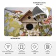 thumbnail image 3 of Birdhouse Vintage Door Mat Indoor Outdoor, Spring Floral Birds Botanical Non Slip Welcome Mat with Rubber Backing, Absorbent Fabric Front Door Mats Entryway Rug for Home Patio Entrance 20"x31.5", 3 of 8