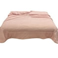 thumbnail image 2 of Cooling Blanket Queen Size,100% Rayon Derived from Bamboo,cool Summer Blanket for Hot Sleepers Soft comfy Waffle Lightweight Blankets for All Seasons(59x79in,Pink), 2 of 8