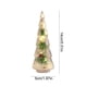 thumbnail image 3 of xihome Mini rbol de Navidad luminoso con luz LED - Decoracin navideña de escritorio de 14 cm para el hogar y la oficina - Adorno de copo de nieve a pilas, 3 of 6