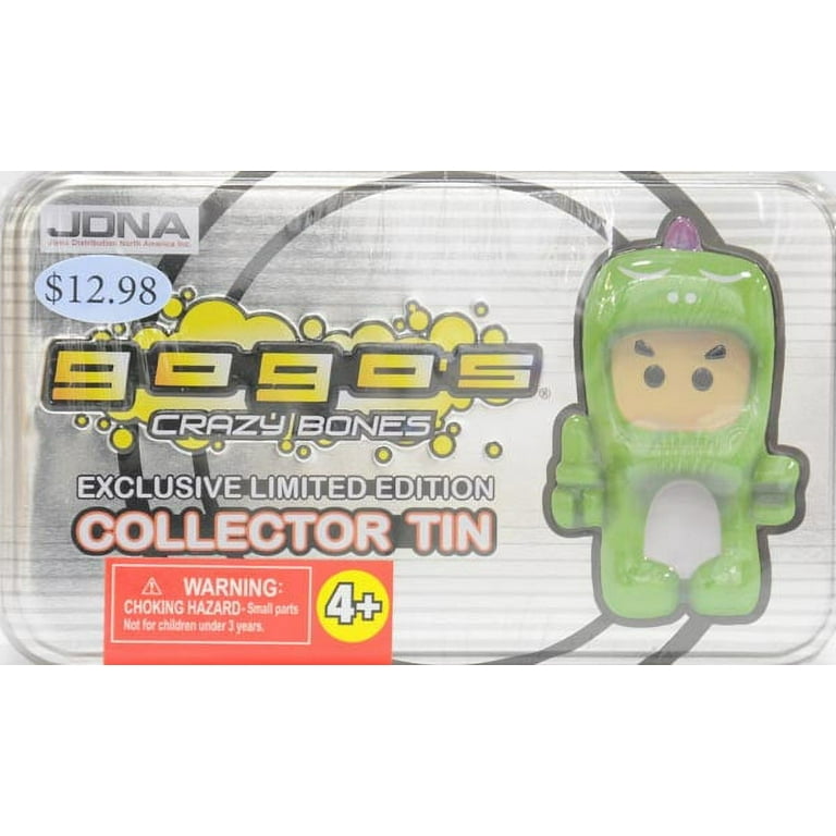 JDNA GoGos Crazy Bones Exclusive Limited Edition Silver Collector