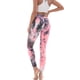 thumbnail image 4 of Leggings estampados con levantamiento de glúteos, entrenamiento, culturismo, teñido anudado, Yoga, cintura alta, 4 of 4