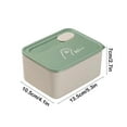 thumbnail image 3 of Btomtd 304 Stainless Steel Preservation Box, Food Grade Lunch Storage Containers with Leak Proof Seal, Microwave Heating Storage Box and Storage Bins, Size 800ml, E, 3 of 9