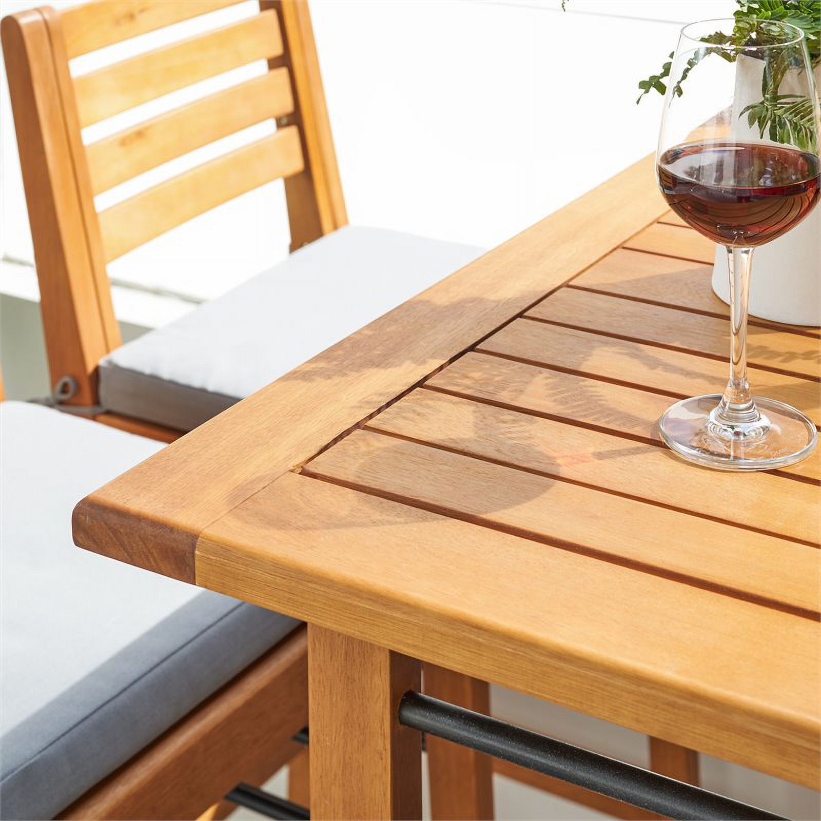 Gloucester Outdoor Patio Wood Dining Table - image 4 of 4