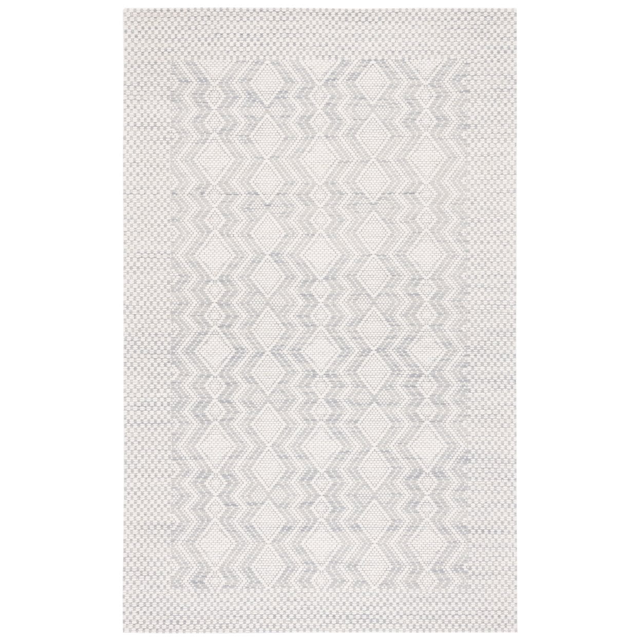 SAFAVIEH Marbella Britton Bordered Area Rug, Ivory/Grey, 8' x 10'
