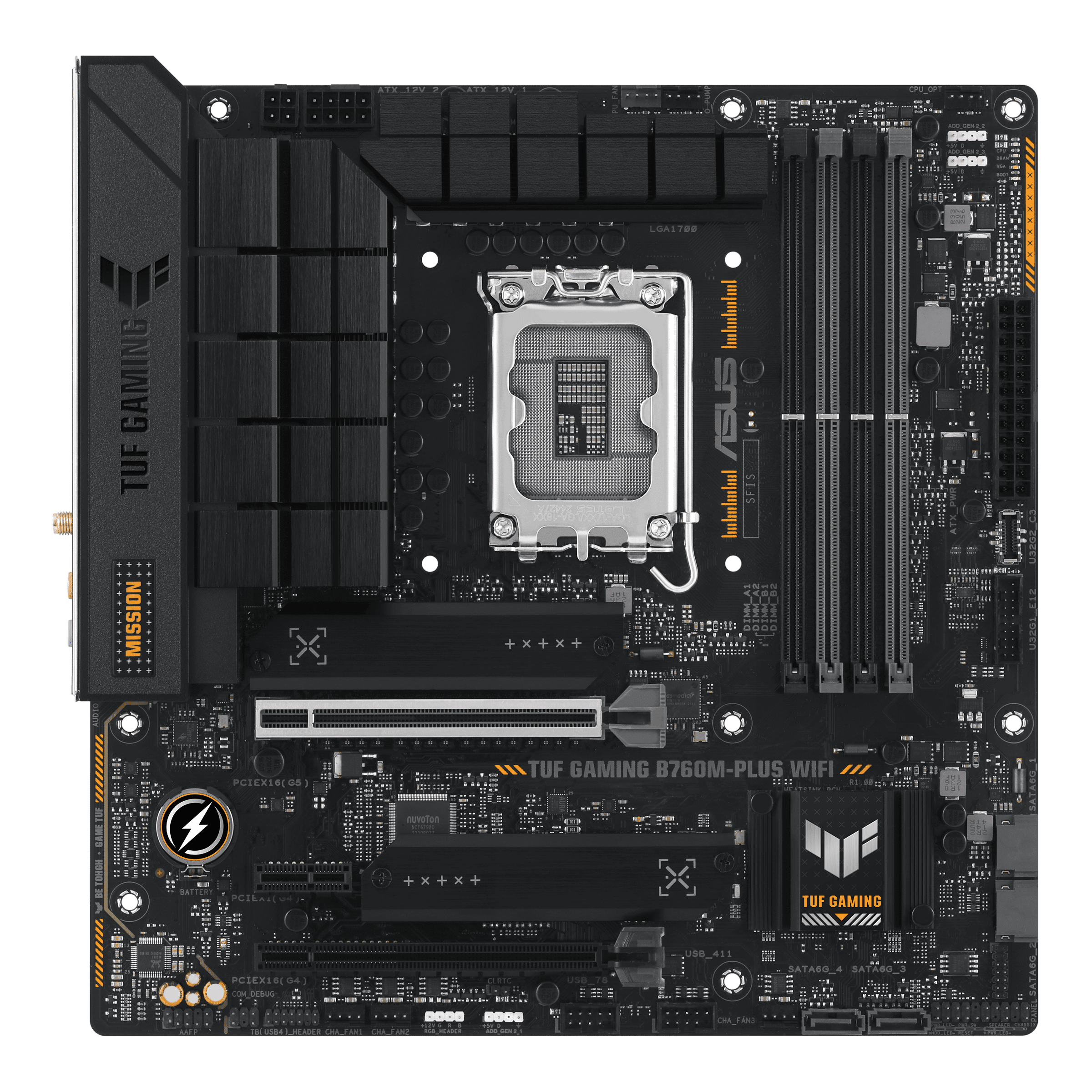 ASUS TUF GAMING B760M PLUS WIFI Intel B760 13th And 12th Gen LGA 1700 asus-tuf-gaming-b760m-plus-wifi-intel-b760-13th-and-12th-gen-lga-1700