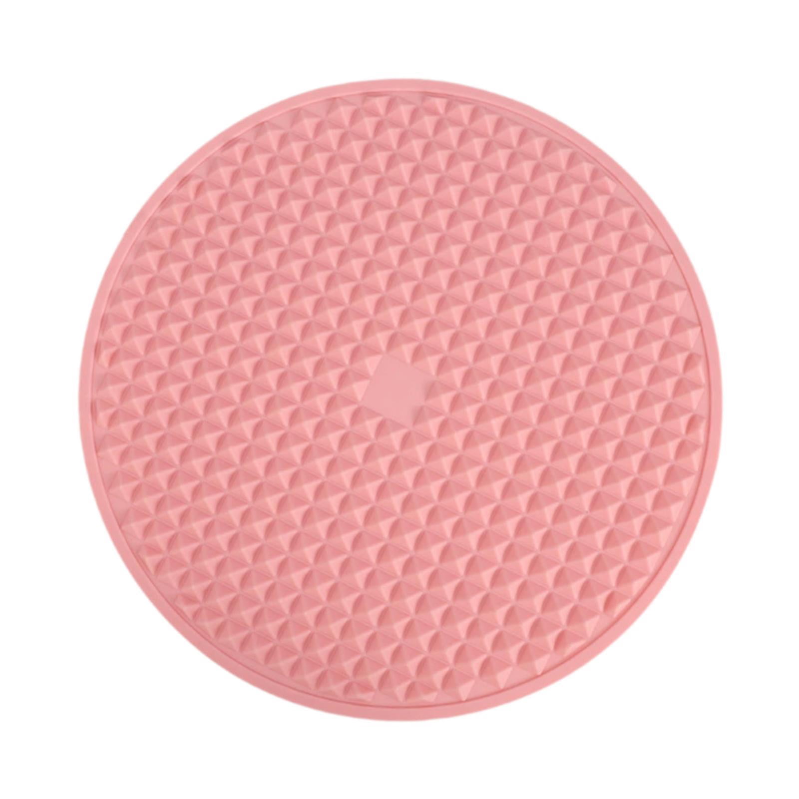Serenable Acupressure Mat Foot Massage Folded Water Resistant Walk Massagers Massage Blanket for Household Living Room Office Travel Pink