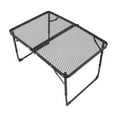 thumbnail image 4 of Camping Portable Folding Table, 30kg Bearing Stable Anti Slip Iron Mesh Table Arc Edging  For Fishing, 4 of 8
