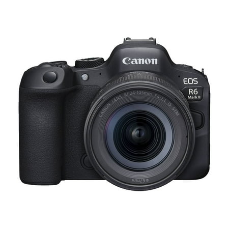 Canon - EOS R6 Mark II Mirrorless Camera with RF 24-105mm f/4L IS USM Lens - Black
