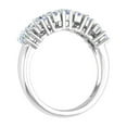 thumbnail image 2 of 1 Carat Diamond Wedding Band Ring in 14K White Gold (Ring Size 4.5), 2 of 4