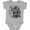 AC-Heather Grey, variant on Little Surf Dude with Surfboard Boys Baby Bodysuit