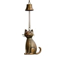 thumbnail image 2 of Luysn Cat Wind Chime Cat Garden Decor Outdoor Cat Statue Themed Wind Chimes,for Cat Lovers Hanging Memorial Ornaments Windchimes Bell,Pet Memorial Wind Chime,Cat Statue Gifts Wind Chimes 5.91", 2 of 8