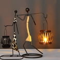 thumbnail image 2 of s de hierro creativos, estatua de , , hogar, Estilo1 Gloria candelabro candelero, 2 of 9