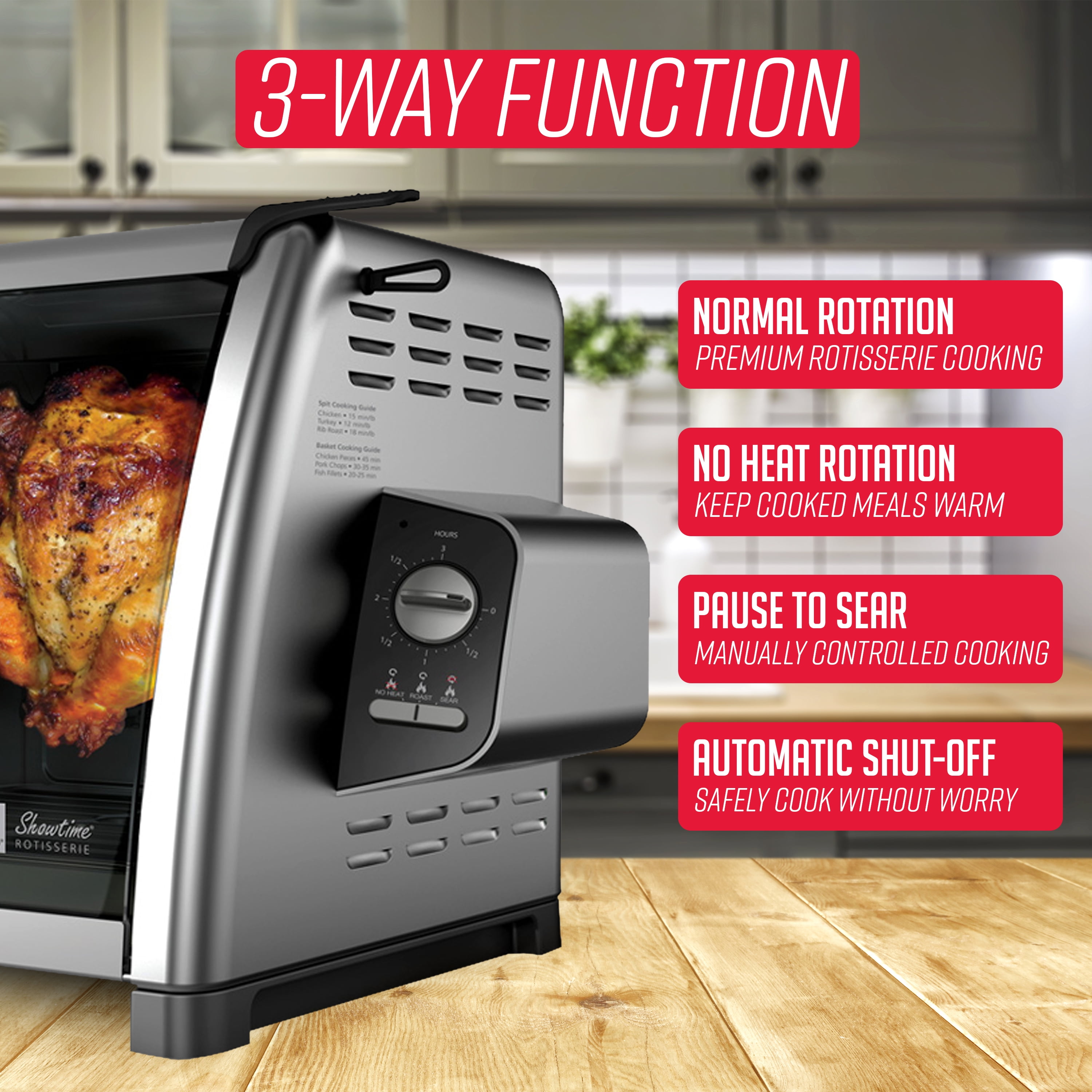 Ronco ST5500SSGEN 5500 Series Rotisserie Oven, Stainless Steel