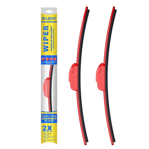 VYAOP Windshield Wipers Replacement for 1997-2025 Ford F-150,2008-2024 Expedition,2008-2025 F-250 Super Duty OEM Quality All Season Red Wiper Blades 22" 22" (2 Pack)