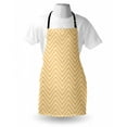 thumbnail image 3 of Chevron Apron Zig Zag Pattern with Stylized Lines Skewed Squares Vintage Geometrical Design, Unisex Kitchen Bib Apron with Adjustable Neck for Cooking Baking Gardening, Apricot Peach, by Ambesonne, 3 of 3