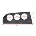 thumbnail image 4 of Cobalt Boat Blank Gauge Panel 406537MG | Faux Woodgrain Dark Gray, 4 of 5