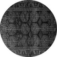 thumbnail image 1 of Ahgly Company Indoor Round Persian Gray Traditional Area Rugs, 5' Round, 1 of 1