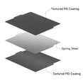 thumbnail image 4 of Flexible Spring Steel Build Plate, Non Warping Wear  Frosted Effect Dual Sided Textured PEI Plate  for Nylon, 4 of 8