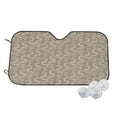 thumbnail image 2 of Picia Hand Drawn Snake Curved Windshield Sunshade Accordion Folding Style Auto Shade for Car Truck SUV Van Blocks UV Ray Sun Visor Protector -Small, 2 of 7