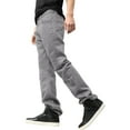 thumbnail image 5 of Ma Croix Mens Biker Jeans Slim Straight Fit Denim Distressed Zipper Pants, 5 of 7