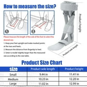 GHORTHOUD AFO Orthosis Breathable Ankle Foot Drop Brace, Gray