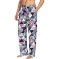 thumbnail image 6 of Naloa Plaid Flamingo Pajama Pants Men, PJ Bottoms, Sleep & Lounge Pants-, 6 of 6