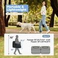 thumbnail image 3 of Dog Crate Cat Kennel,Twin Pop Up Pet Playpen Portable Pet Tent,2-in-1 Dog & Cat Playpen with Pee Pads,Pop Up Cat Puppy Indoor/Outdoor Exercise Fence Kennel Cage Oxford Crate,Suitable for up to 25 LBS, 3 of 12