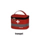 thumbnail image 3 of Bolsa de botiquín de primeros auxilios, bolsas de medicina con mango ligero, ahorro de espacio, tela Oxford, caja médica, cocina, deporte, Almacenamiento y organización del hogar Rojo Pequeño Advancent HA077081-01, 3 of 6