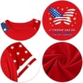 thumbnail image 4 of CCRFTGI Usa Flag Shirts for Child Girls Boys Independence Day 4th Of July Cute Tops American Flag Butterfly Outfits Red White and Blue Summer Shirts Festival T-Shirts Red 7-8 Years, 4 of 5
