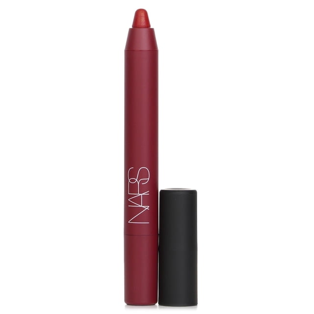 Lápiz labial NARS Powermatte de alta intensidad, 0,08 oz/2,4 g (Cruella (rojo escarlata)), 0,08 onzas (paquete de 1)