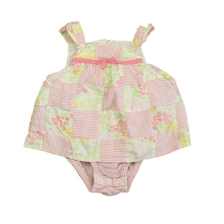 

Pre-owned: Janie and Jack Girls Pink | Yellow Romper size: 3-6 Months (Good)